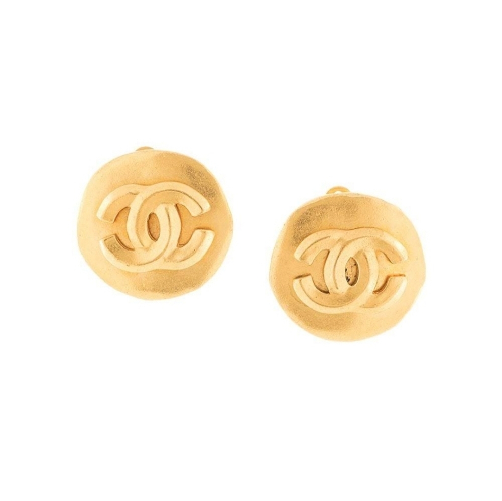 Vintage Chanel CC earrings